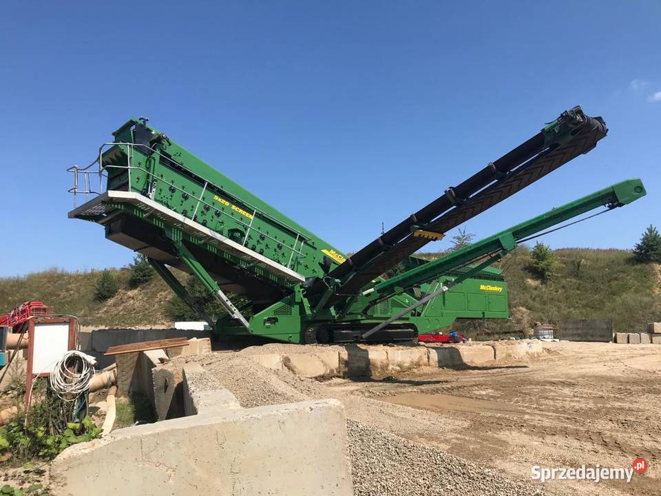 Mobilny przesiewacz McCloskey s190 na mokro pełny VAT Kołodziejewo