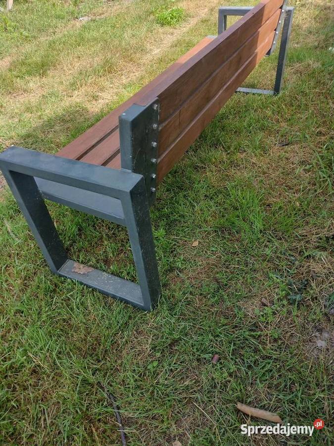Ławka ogrodowa metaldrewno Wodzierady