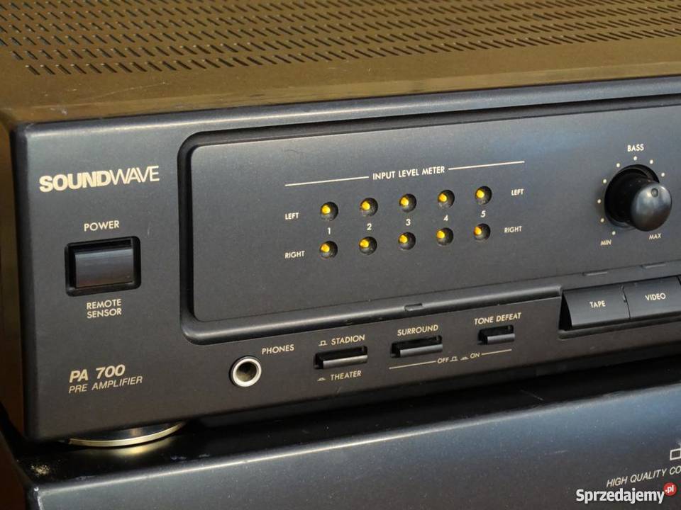 Wzmacniacz Soundwave PA700 i MA700 mocny 500 wat Wzmacniacze i pokrewne Jasło