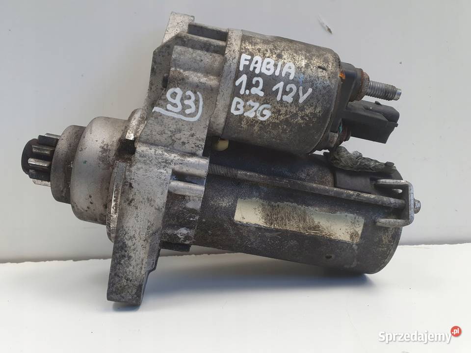 ROZRUSZNIK Skoda Fabia II 12 6V ROZRUSZNIK valeo Układ elektryczny silnika Części samochodowe lubelskie Rudka