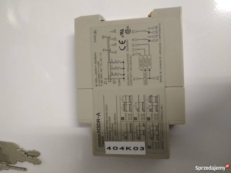 Przekaźnik czasowy omron H3DRA Łańcut