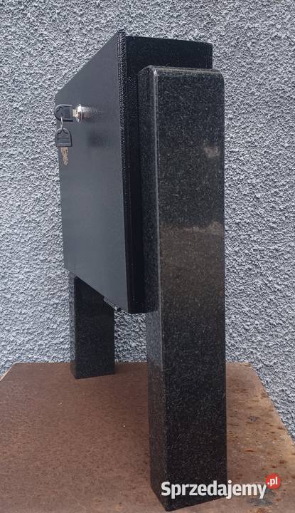 Skrzynka na cmentarz granit pomnik skrzyneczka Ostrów Wielkopolski