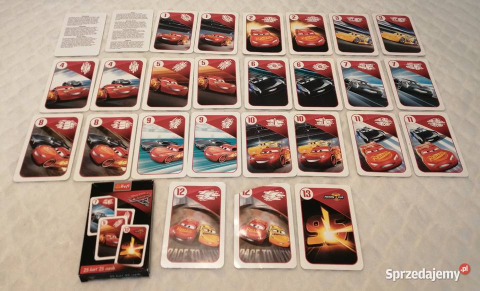 Piotruś karty gra dzieci Auta 3 Cars 3 08474 VTech Czeladź