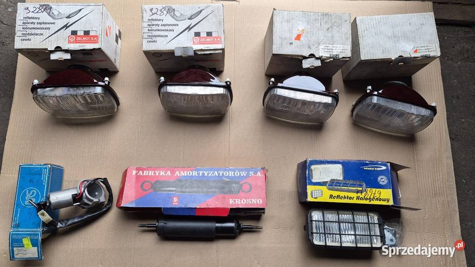 Fiat 126p nowe części kierownice FL lampy Zelmot