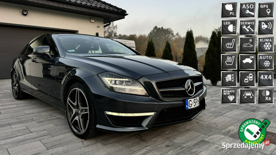 Mercedes CLS 63 AMG Okazja 63s amg radary full centralny zamek Gdańsk