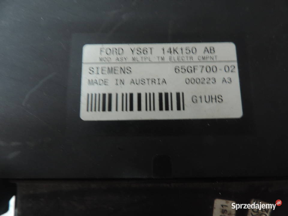 MODUŁ KOMFORTU FORD FIESTA MK4 YS6T14K150AB Nowy Sącz