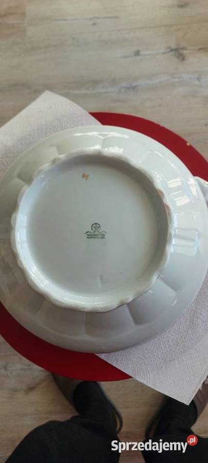 Waza I sosjerka porcelana Wawel Wałbrzych