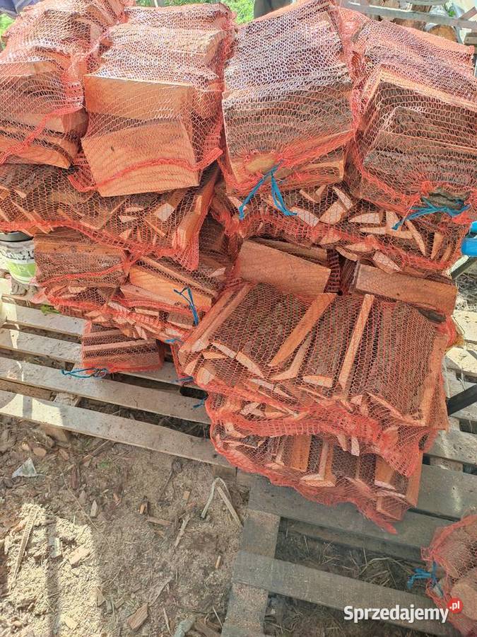Drewno opałowe kominkowe do wędzenia workowane Kalisz