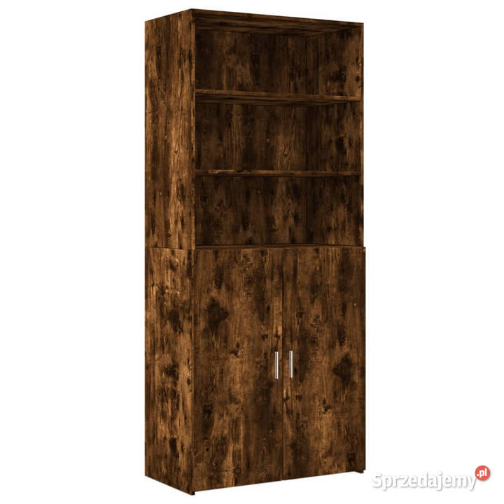 Wysoka szafka przydymiony dąb 80x425x185 Warszawa