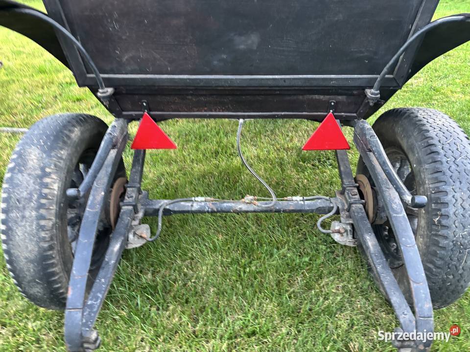 Bryczka przedwojenna rzemieślnicze koła stan lubelskie Biłgoraj