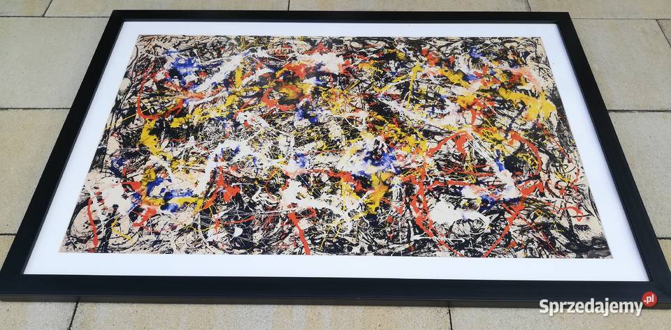 Obraz Jackson Pollock abstrakcja ekspresjonizm Obrazki i obrazy Garwolin