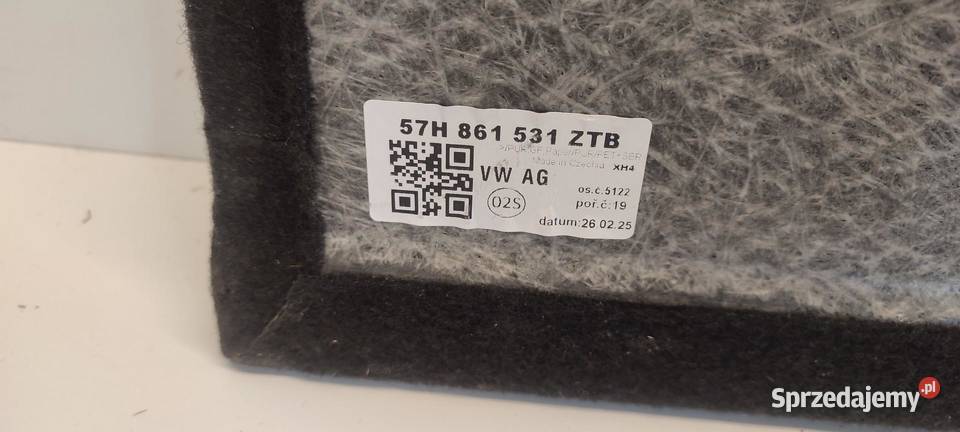 VW TAYRON PODŁOGA BAGAŻNIKA 57H861531