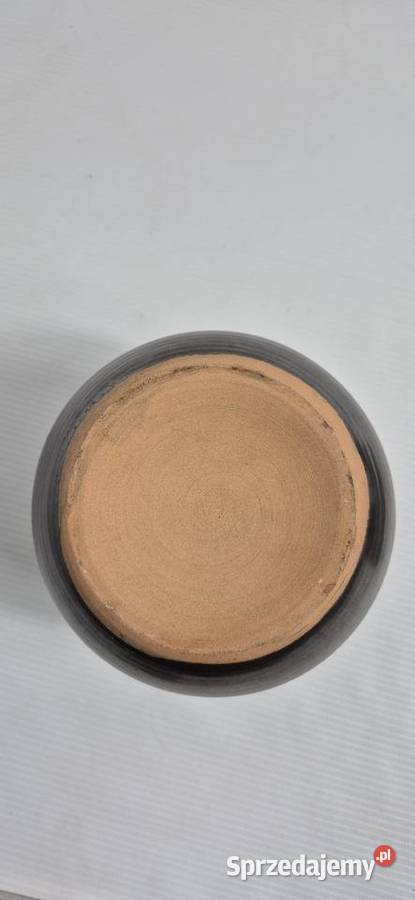 Stylowy Wazon Vintage Szkliwo Zaciekowe Biłgoraj