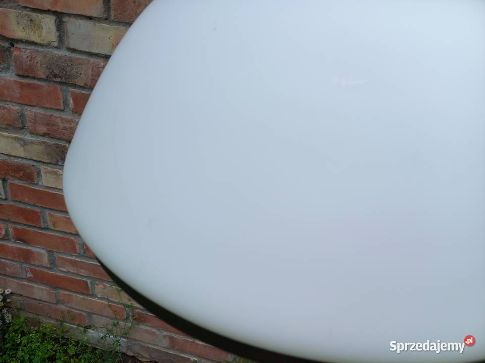 Żyrandol szklany biały metalowy mosiężny Lampy wiszące Oświetlenie Gawroniec