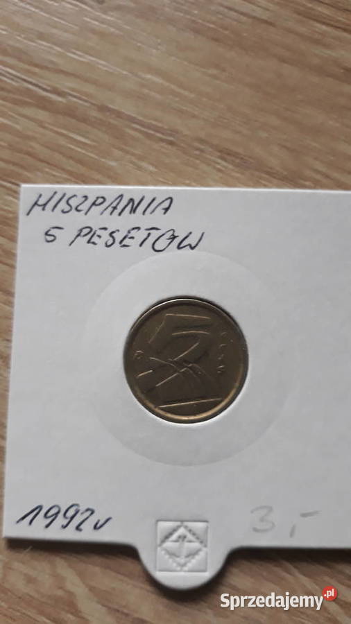 5 Peset Hiszpania 1992 r Konin