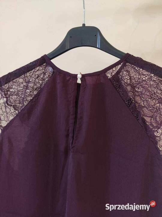 Ciemnofioletowa bluzka Vero Moda Hajnówka sprzedam