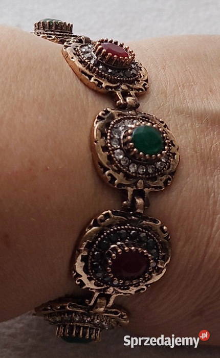 Bransoletka w kolorze złota antycznego Radom