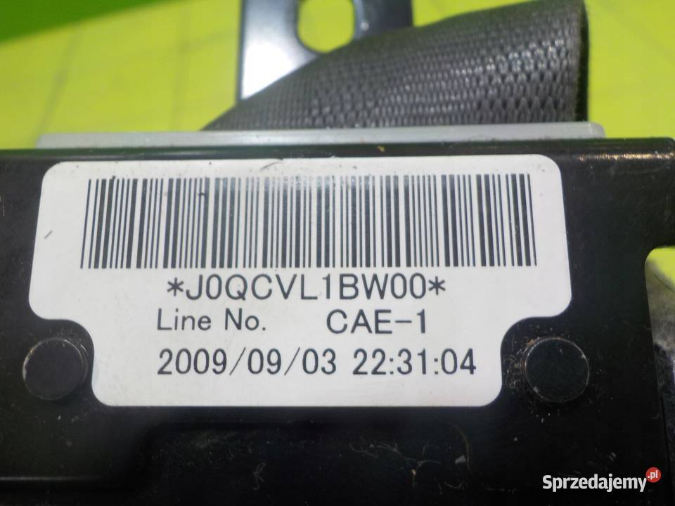 HONDA INSIGHT II 09r 5D 0914 pas bezpieczenstwa mazowieckie