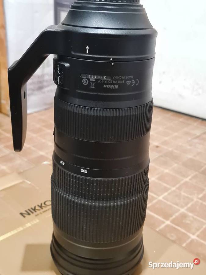 Obiektyw nikon Nikkor 200500mm f56 E AFS ED VR śląskie