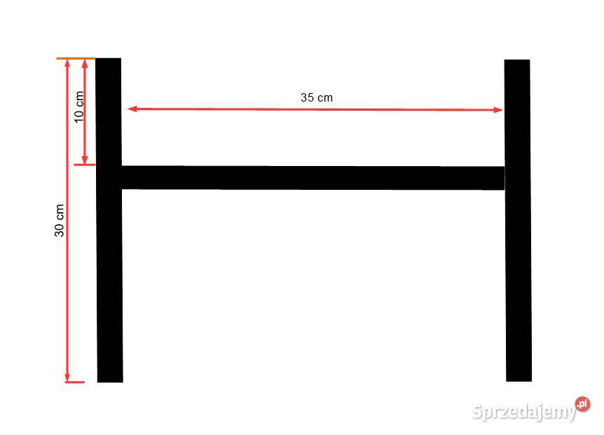 Stojak na kwiaty drewno dębowe 35h30 dąb czarny Wrocław