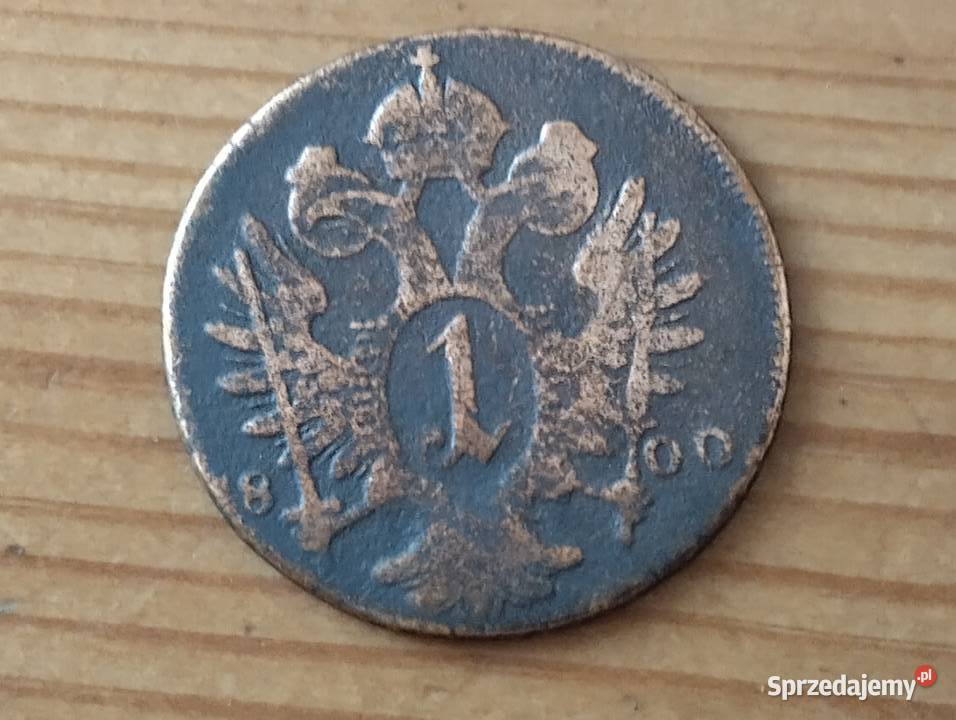 Moneta 1 kreuzer 1800 mazowieckie Warszawa