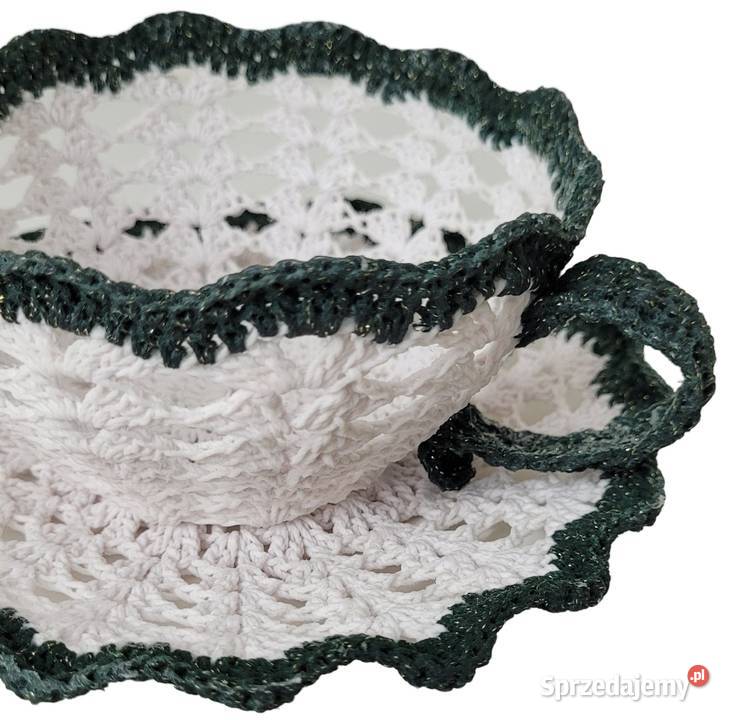 Filiżanka na słodycze ręcznie wykonana Krzywaczka