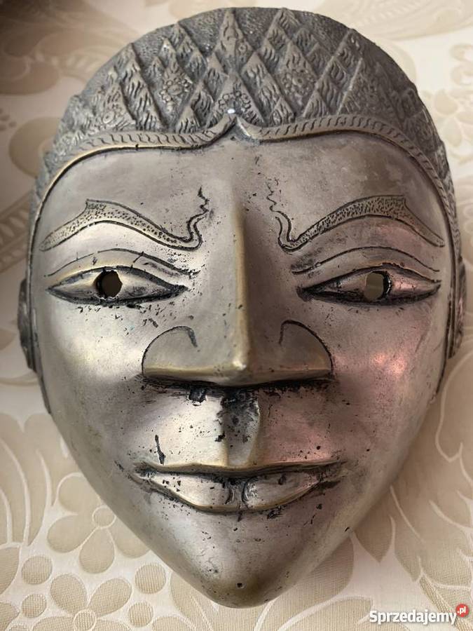 Realistyczna straszna Maska mosiężna maski Bystrzyca Kłodzka