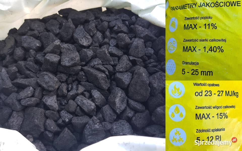 Węgiel workowany Śląsk groszek orzech 23 27MJ Tarnowskie Góry