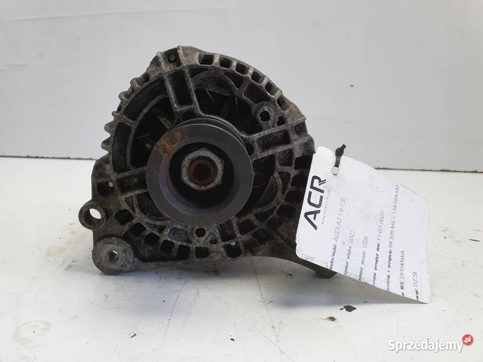 ALTERNATOR Audi A2 16 FSI BAD Bosch Alternator Układ elektryczny silnika Rudka sprzedam