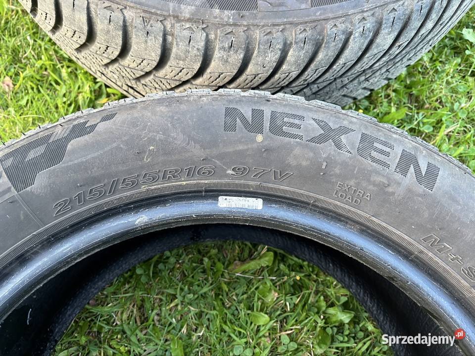 2x opony używane 21555R16 wielosezonowe Nexen całoroczne