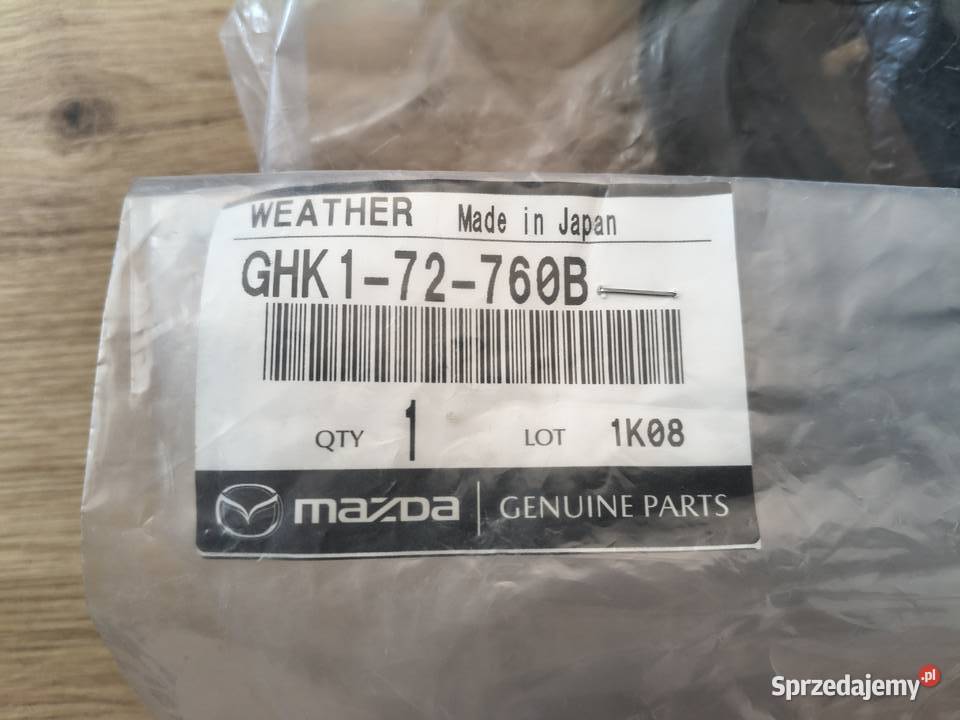 Uszczelka drzwi tył Mazda 6 Nowa OE Lublin