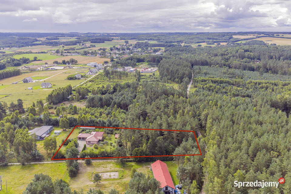 Dom na działce 7500m2 w Dąbrówce k Wejherowa 7304zł/m2 Dąbrówka