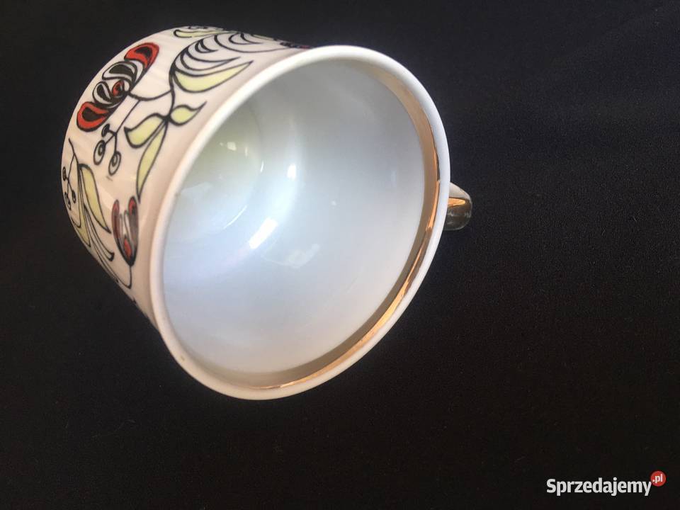 PRL stara filiżanka Chodzież Kołobrzeg