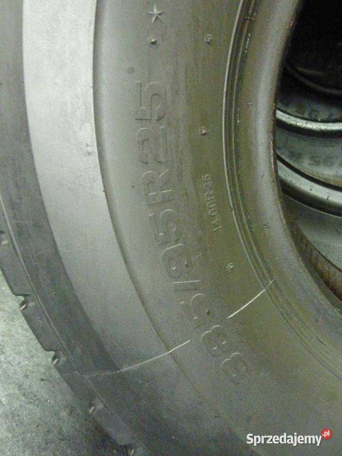 2x Opona używana 38595R25 1400R25 MAGNA 1700 F do 80 km/h Do maszyn budowlanych Zaścianki