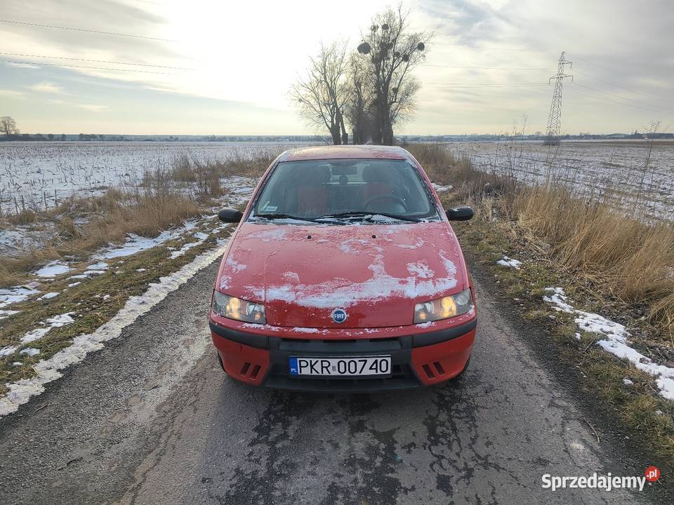 Fiat Punto II 12 2002r wielkopolskie Gorzupia