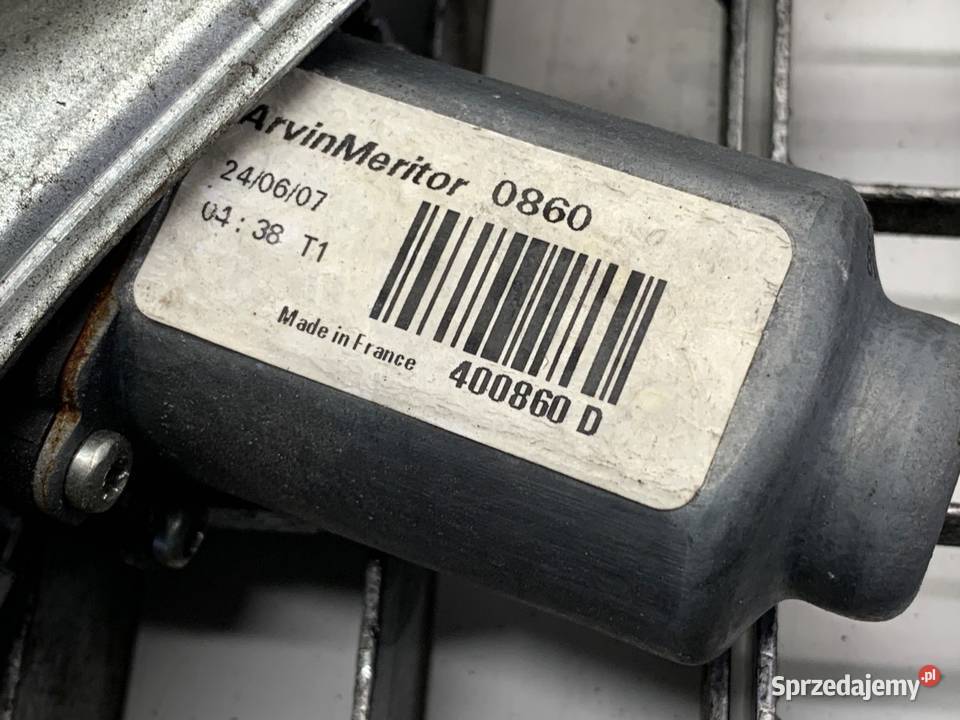 PODNOŚNIK SZYBY LEWY PRZÓD RENAULT CLIO III