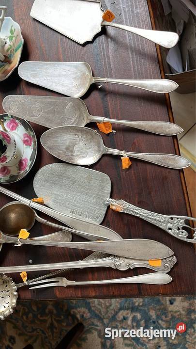 Łopatka do ciasta Sygnowane Grawerowane Długość Porcelana i szkło Gdańsk