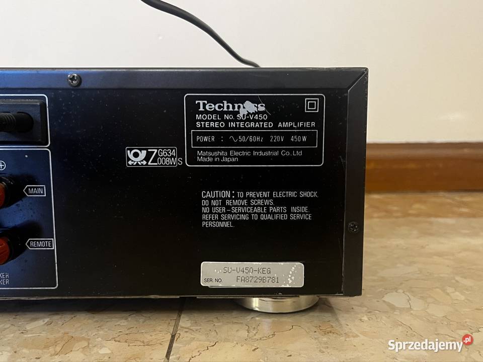 wzmacniacz technics suv450 2x50W 8ohm stereo śląskie Ruda Śląska