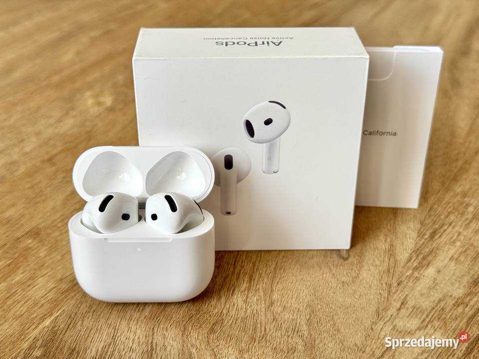 AirPods 4 ANC Nowe Słuchawki bezprzewodowe Słuchawki i głośniki Poznań