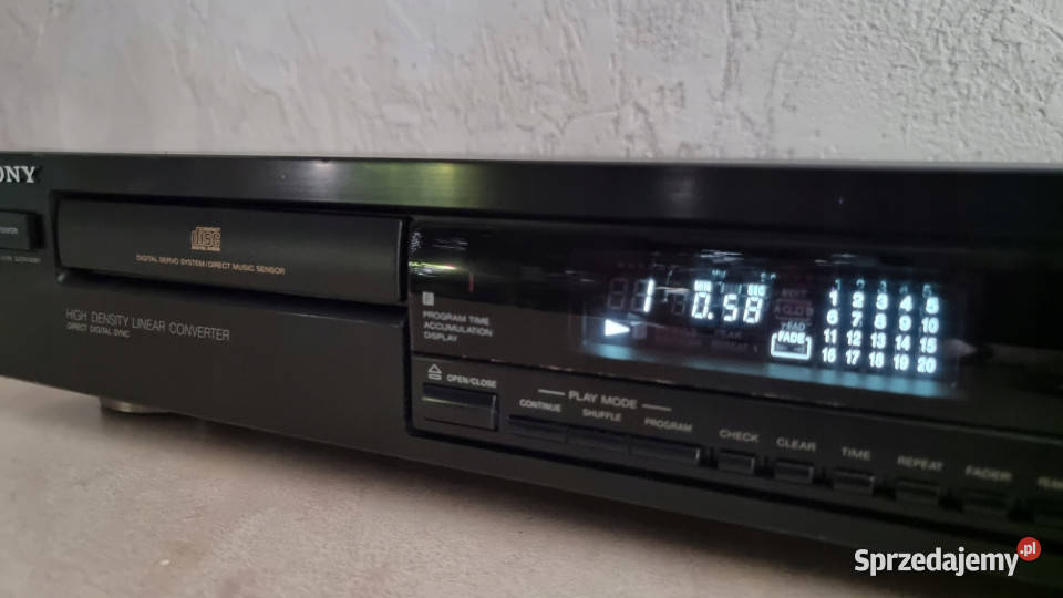 Cd player SONY CDP 397 CDP397 odtwarzacz Międzychód