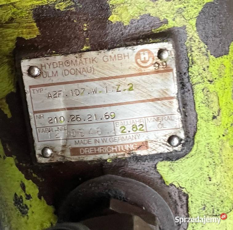 Hydromotor Donau hydromatik Claas Zahajki