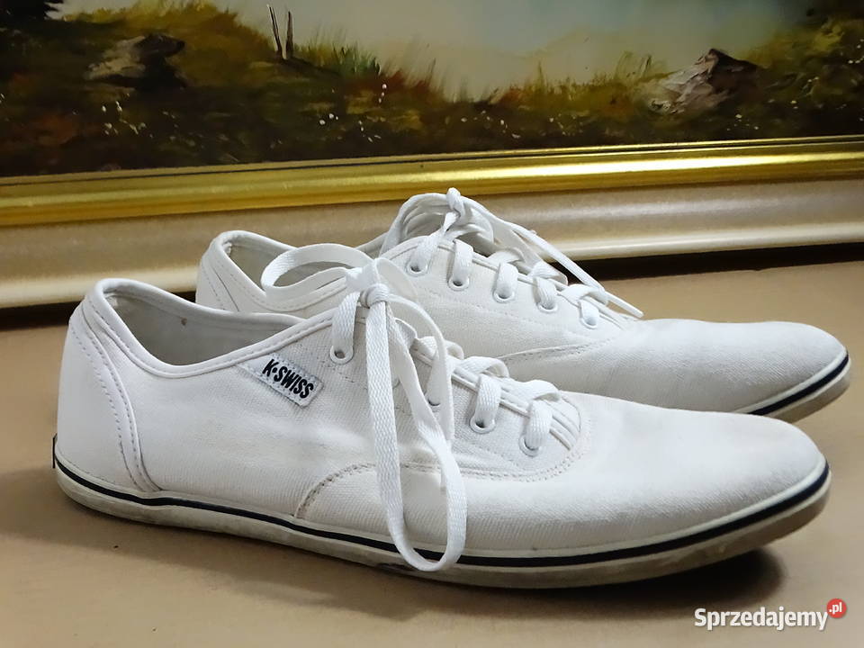 Białe trampki KSwiss męskie 44 285 Stan lubelskie sprzedam