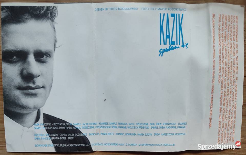 Kazik Spalam się kaseta magnetofonowa Warszawa