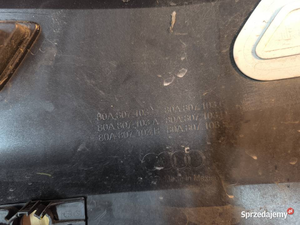 Narożnik zderzaka prawy LX7R Audi Q5 80A Grajewo