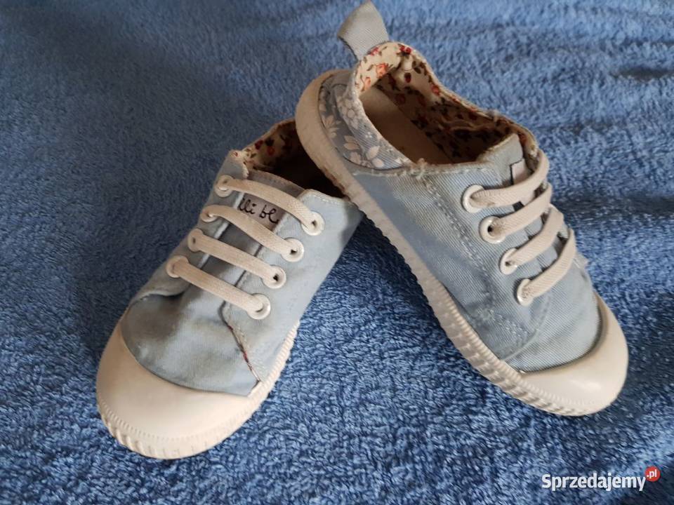 Trampki Nelli Blu błękitne kwiatuszki letnie świętokrzyskie Kielce sprzedam