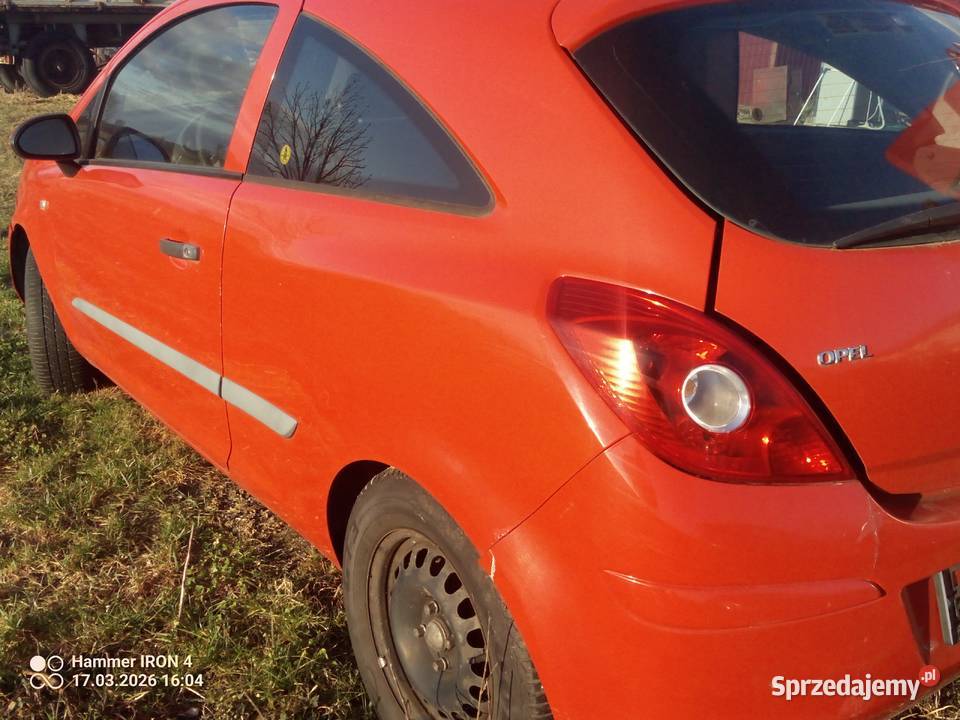 Opel corsa D 2009r warmińsko-mazurskie Barciany