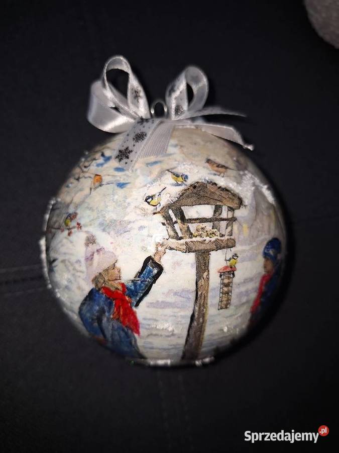 Bombki ręcznie robione na choinke i prezent Goźlice