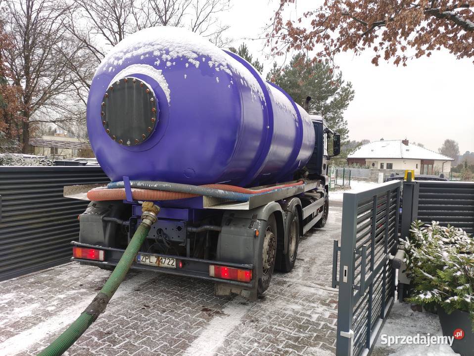 Man TGS 6x2 Asenizacyjny Specjalny 185m3 oś 335000km Szczecin sprzedam