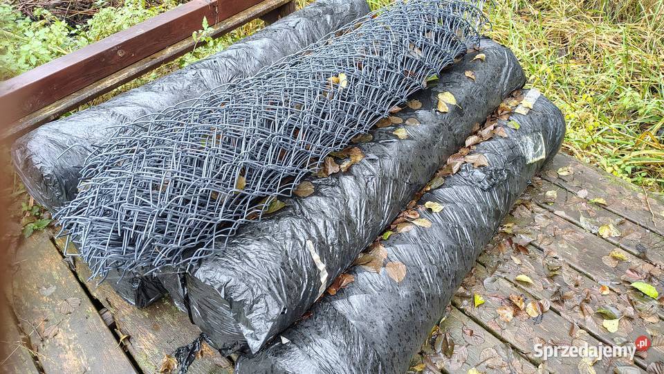 SIATKA OGRODZENIOWA 36mm 65x65 15m ANTRACYT 10m powlekane PCV warmińsko-mazurskie Ruciane-Nida