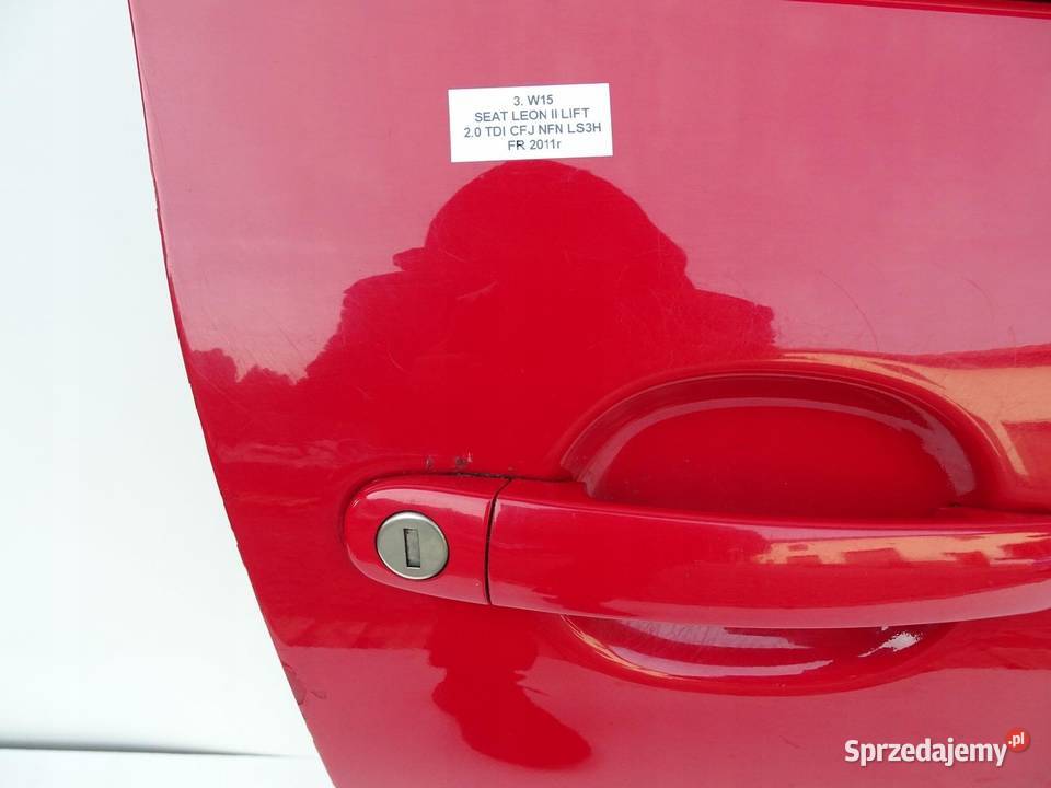 DRZWI PRAWY PRZÓD PRAWE PRZEDNIE LS3H SEAT LEON